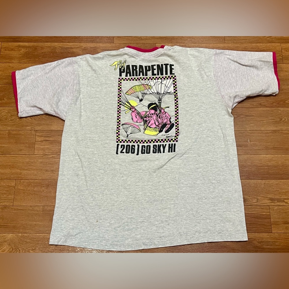 Vintage 90s Fruit of the Loom Sky High T Shirt Seattle WA Men’s Size XL Retro